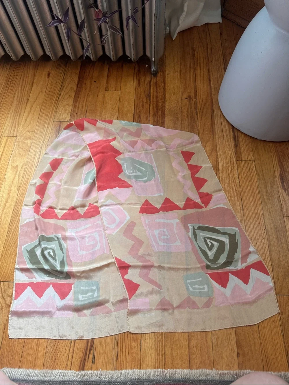 Echo vintage silk scarf